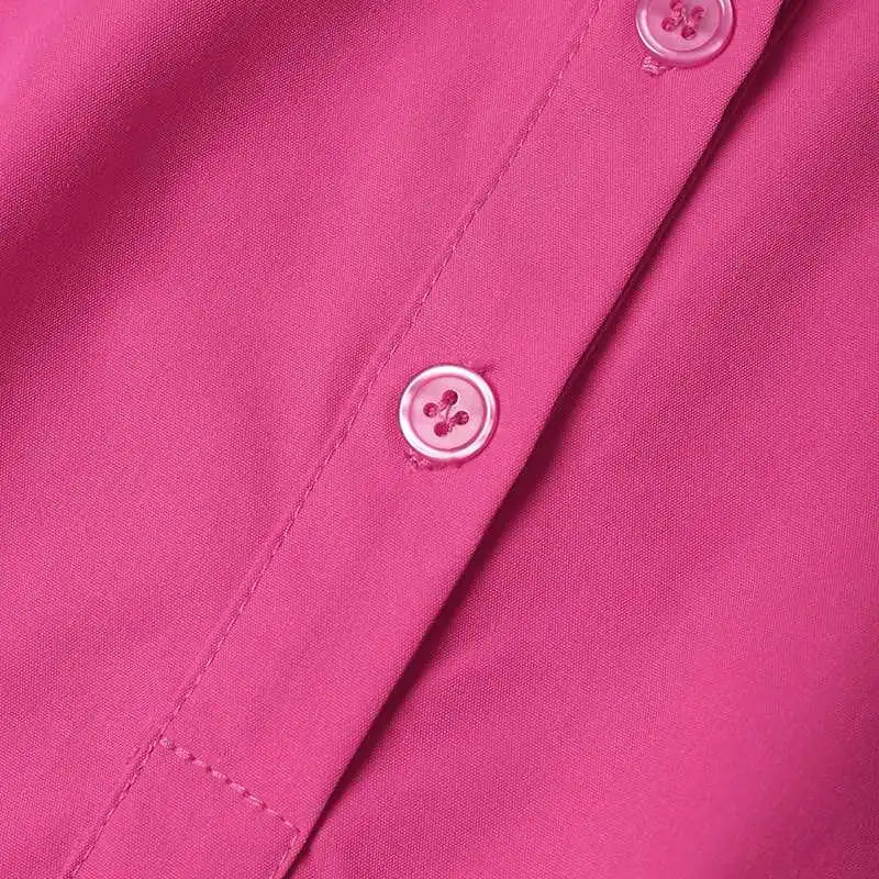 VONDA Summer Mini Dress Women 2024 Sexy Long Sleeve Shirt Sundress Casual Loose Solid Buttons Pockets Elegant Short Vestidos