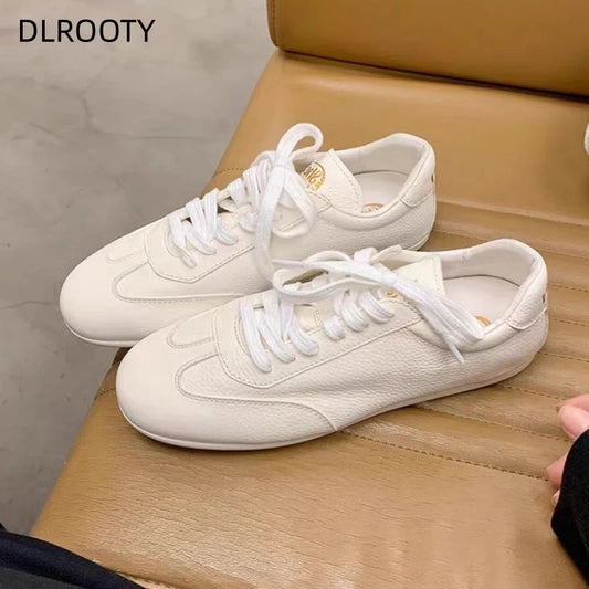 Men's Sneakers Casual Sports Shoes for Women Lightweight Leather Breathable Shoes Women Flat White Tenis Shoes Zapatillas