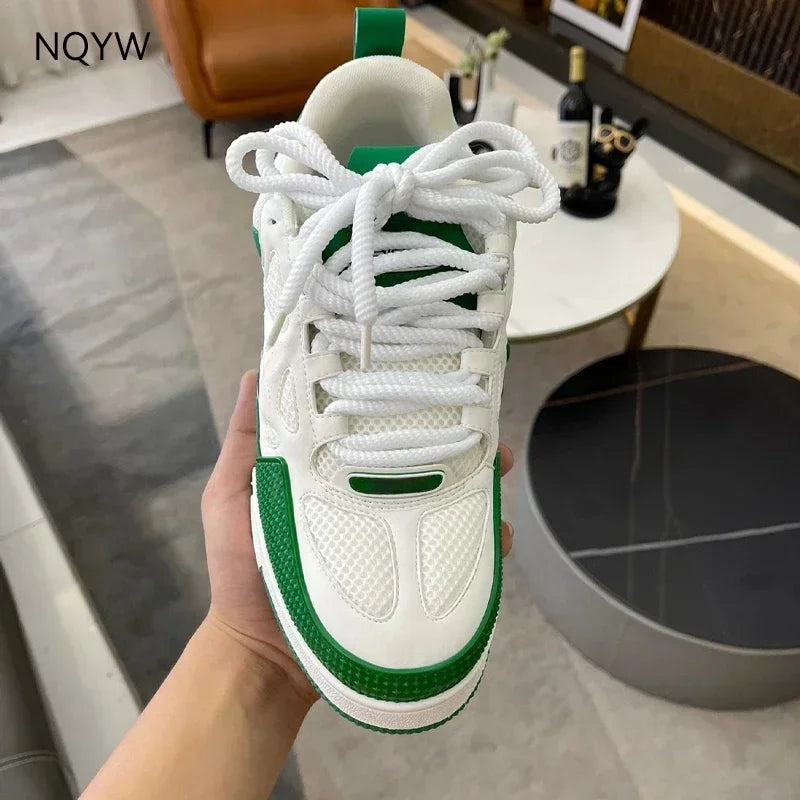 Brand Men's And Women's Sneakers Walking High Quality Men's Casual Shoes Sneaker2025 Four Seasons New Net Men's Non-Slip Buffer