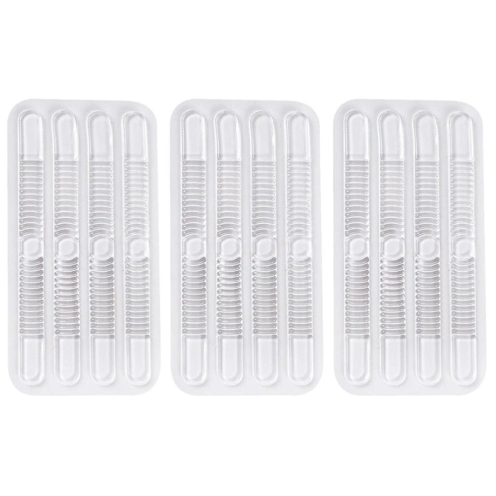 12 Pcs Shoe Grips Transparent Stickers Heel Cushion Pad Woman Shoes Sandals Loose Grips Gel Liners Sling Backs Strap Shoes tool