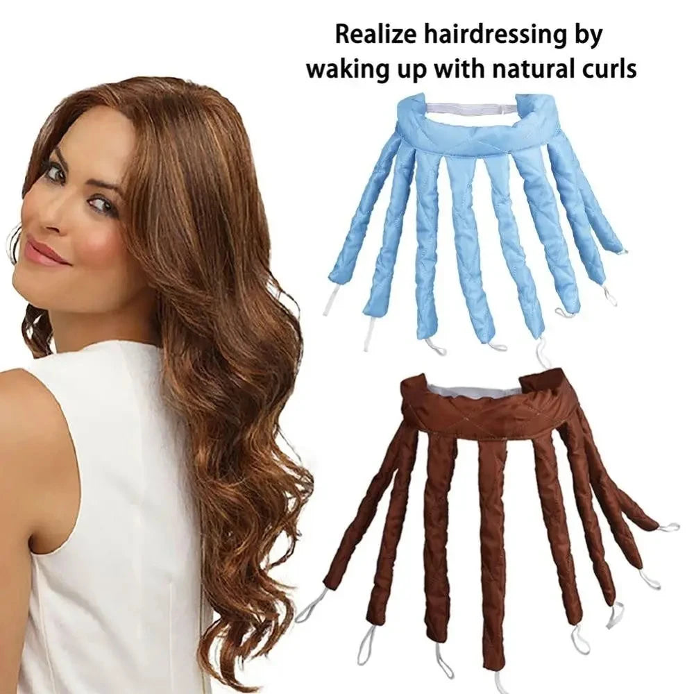 Lazy Hair Curler Hair Rollers Heatless Curling Rod Headband Curls Silk Ribbon Sleeping Soft Wave Formers No Heat Curls Ribbon