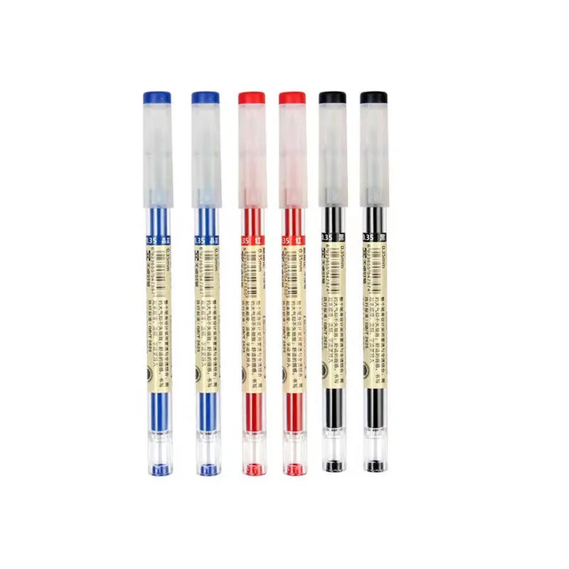 Japan Fine Point Pen 0.35mm Black Blue Red Ink Gel Pen Ballpoint Pen School Office Student Writing Stationery Supply