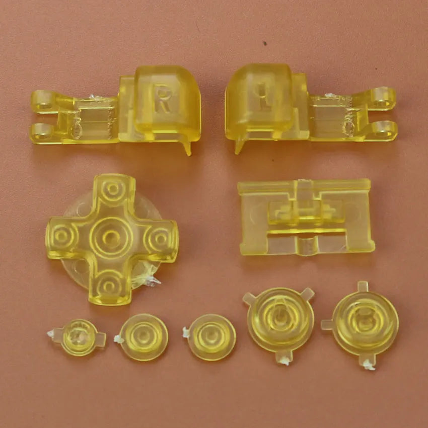 Plastic Full Set Button For Gameboy Advance GBA SP Game Replacement Button Kit D Pad ABLR Select Start Power ON OFF Volume Key