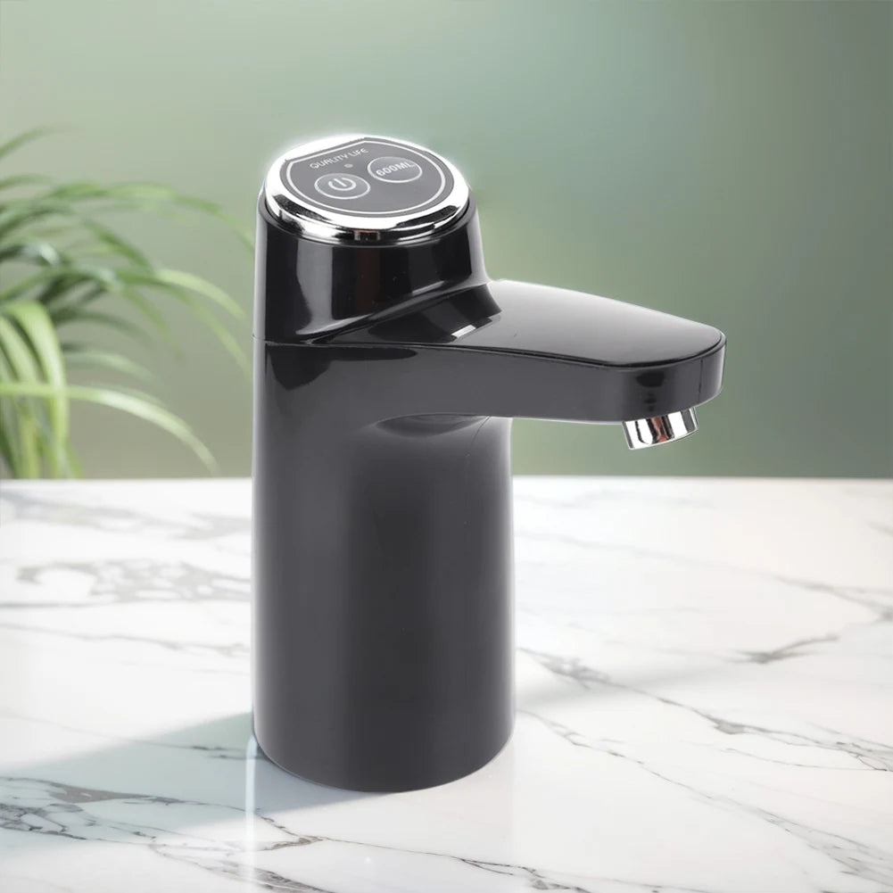 Electric Water Pump USB Rechargeable Portable Water Dispenser One Key Switch Auto Pump 11L Water Bin for Outdoor Camping