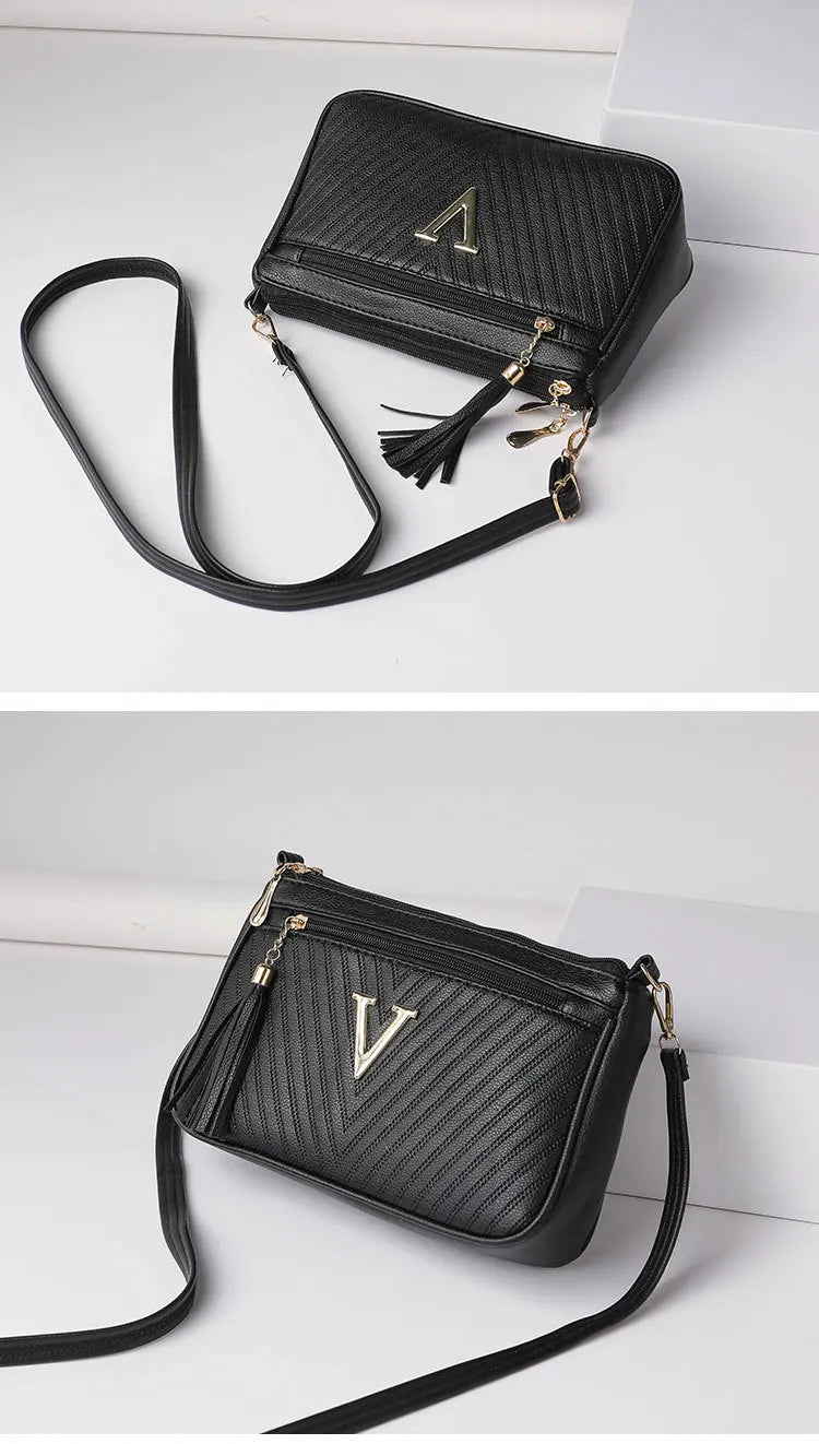 Women's Middle-aged Crossbody Bag Korean Version 2024 Spring/summer Fashion Trend Single Shoulder Bag Change Mobile Phone Purse