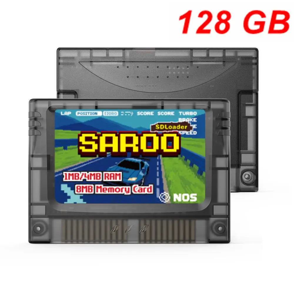 SEGA SATURN SAROO All-in-One ODE SD Card Loader 1MB/4MB RAM Expansion 8MB Memory Card Flash Cartridge Cart for SS Console