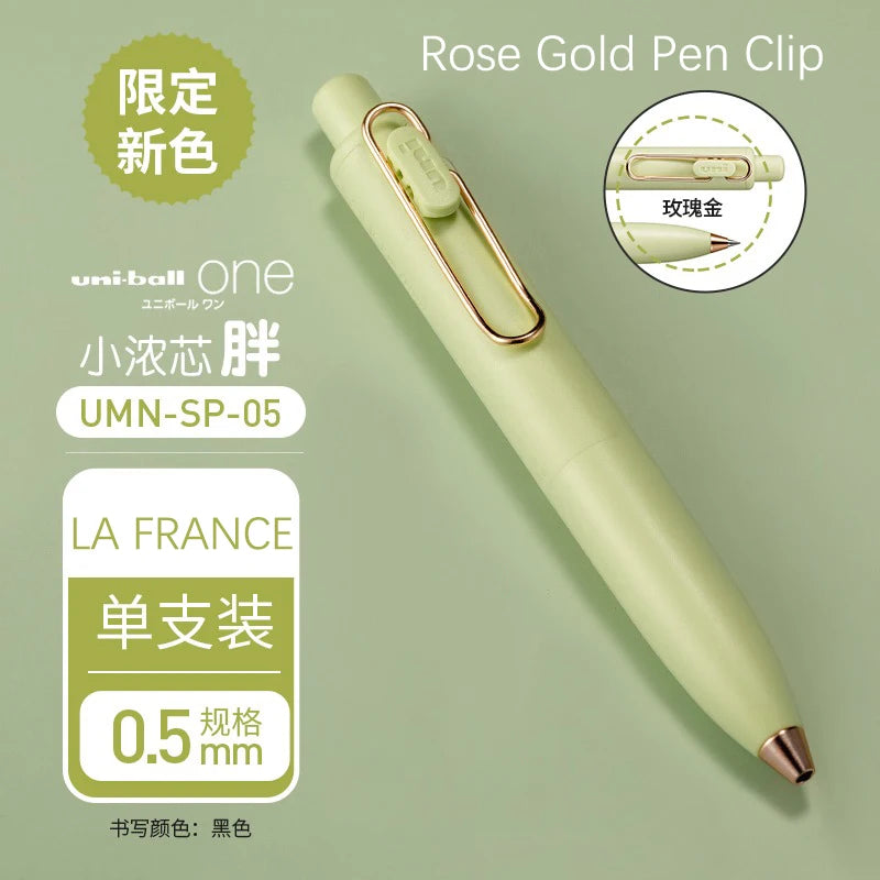 1pc New Japan UNI-ball ONE P Mini Pocket 0.5mm Gel Pens Black Ink Quick Dry Waterproof Portable Signature Pen