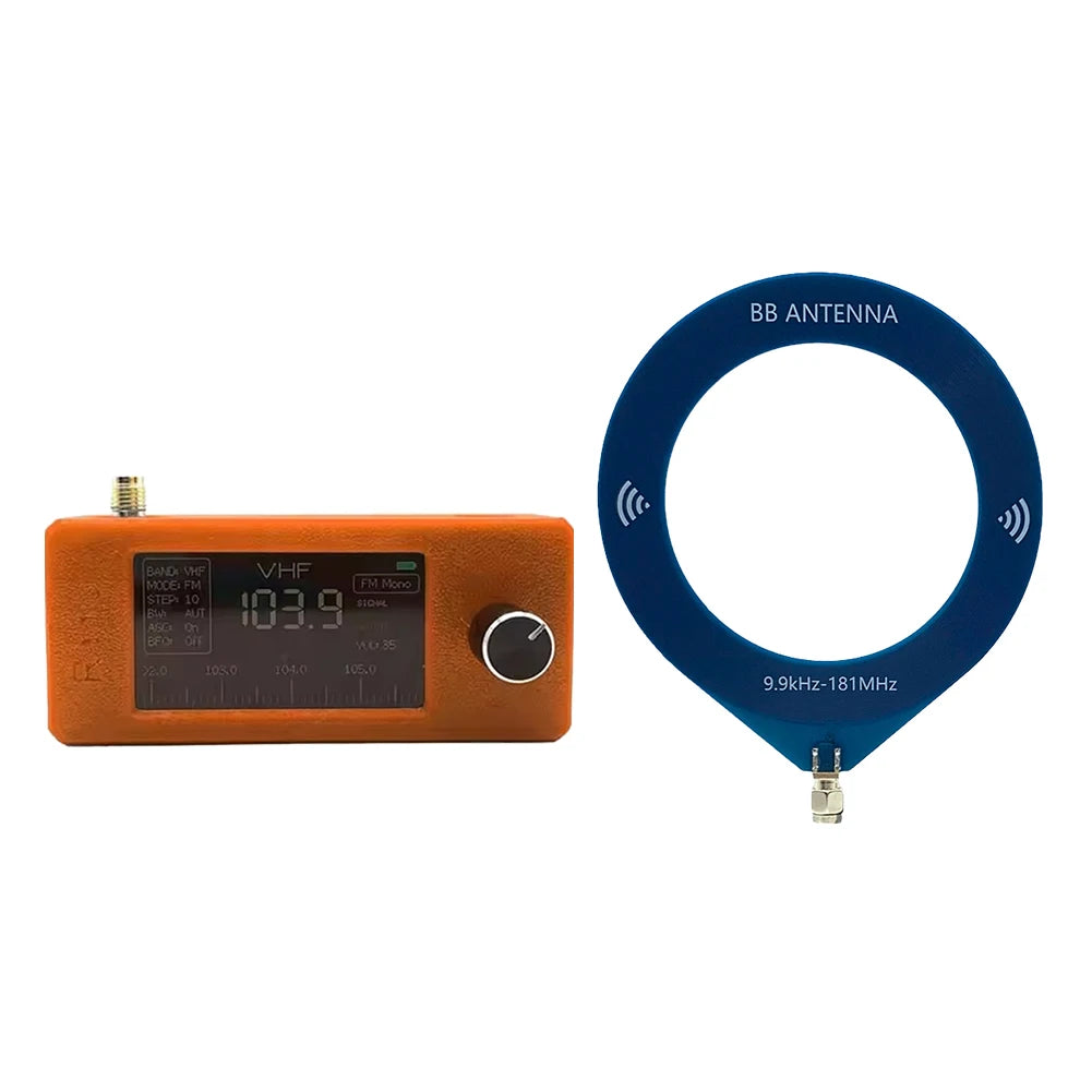 SI4732 0.5-108mhz DSP Chip Pocket Mini Radio LSB USB AM FM FM/AM Radio 1.9inch IPS Screen All Band Radio Receiver with Antenna