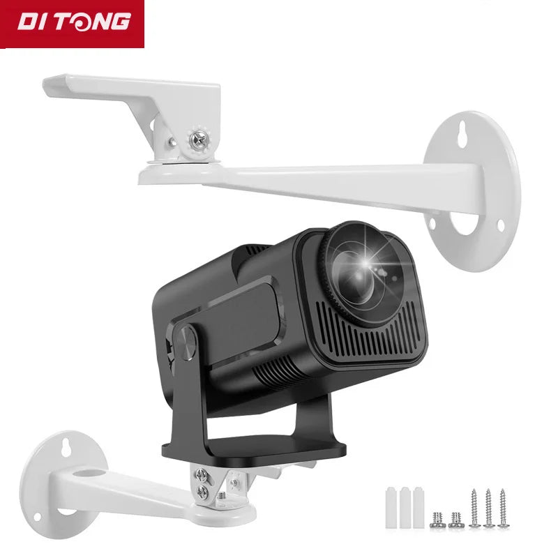 DITONG Adjustable Projector Ceiling Wall Mount Bracket 1/4 Screw DV Camera Holder Stand for HY300 PRO Projectors Accessories