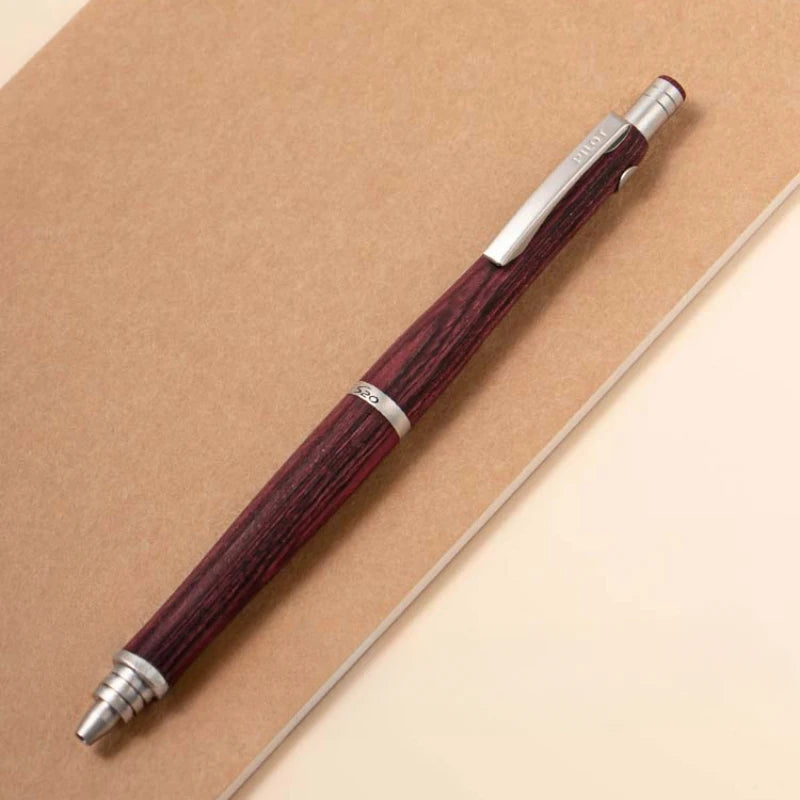 New PILOT S20 Hippo Wooden Barrel Ballpoint Pen High-end Business Use 0.7mm Black Medium Oil Pen Refill Japan Stationery Writing