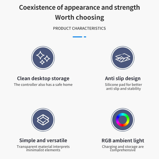 AOLION Game Controller Stand Compatible with for XBOX/PS5/Switch Pro