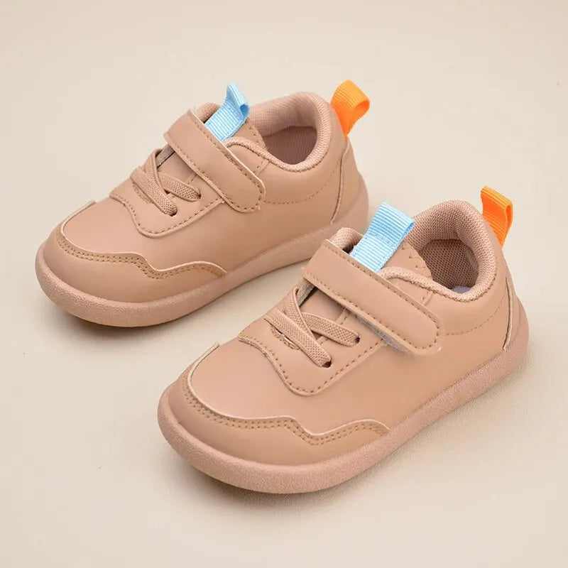 Good Quality Toddlers First Walking Soft Flat Outdoor Indoor Sneakers Little Kids