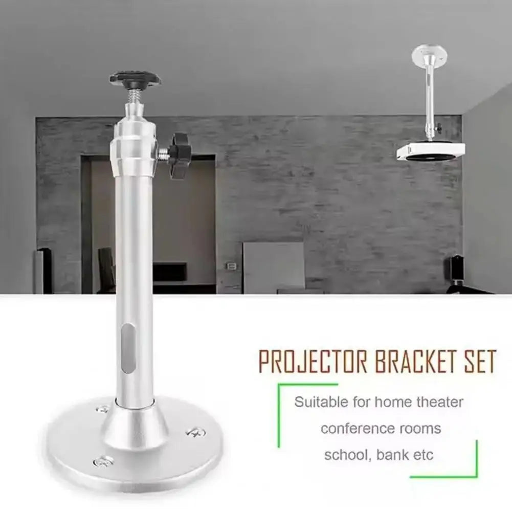 Metal Projector Mount 360-degree Rotatable Projector Bracket for High Stability on Ceiling or Wall Mount Easy for Ultimate