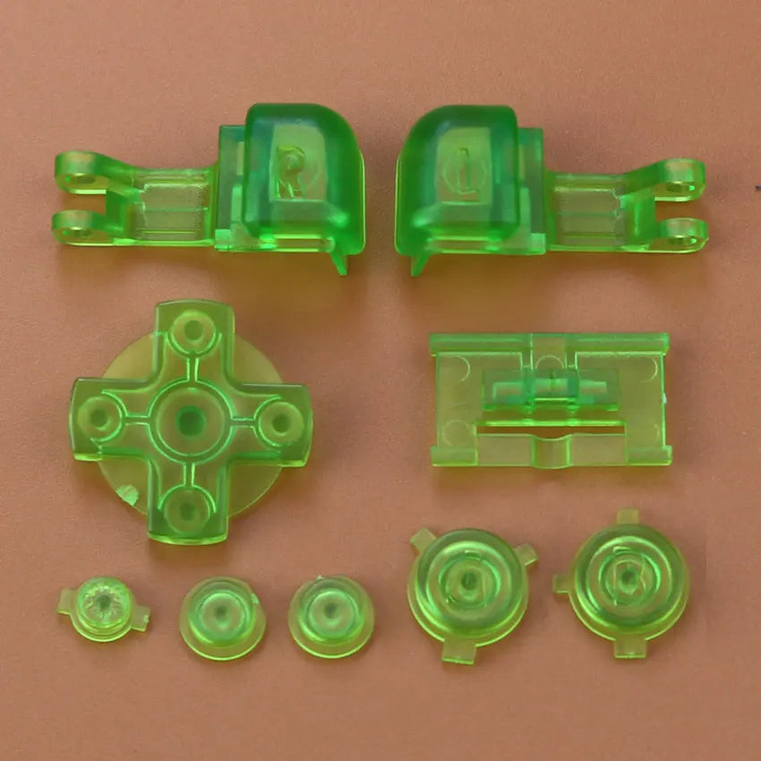 Plastic Full Set Button For Gameboy Advance GBA SP Game Replacement Button Kit D Pad ABLR Select Start Power ON OFF Volume Key