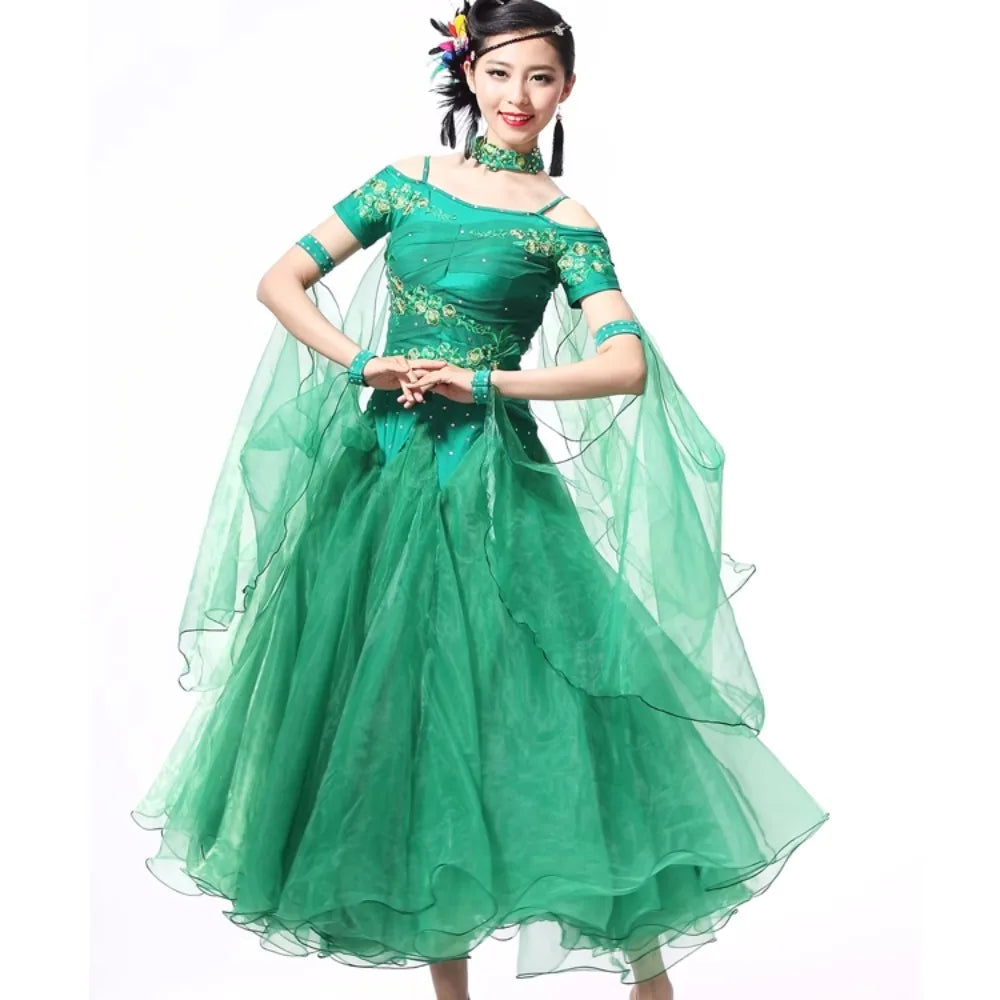 Modern Dance Dress Modern Dance Performance Dress Competition Dress National Standard Dance Dress Social Dance Dress