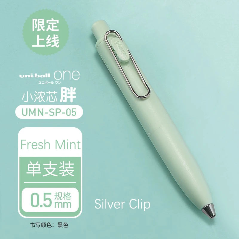 1pc New Japan UNI-ball ONE P Mini Pocket 0.5mm Gel Pens Black Ink Quick Dry Waterproof Portable Signature Pen