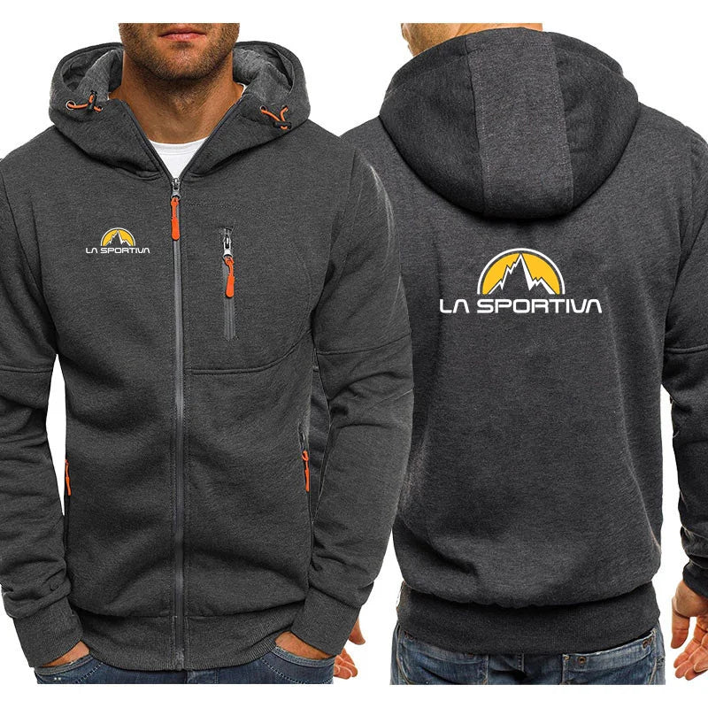 La Sportiva Men's Hooded Sweatshirt, Casual Sweatshirts, Pullovers, Men's Top, Fashion, 2024