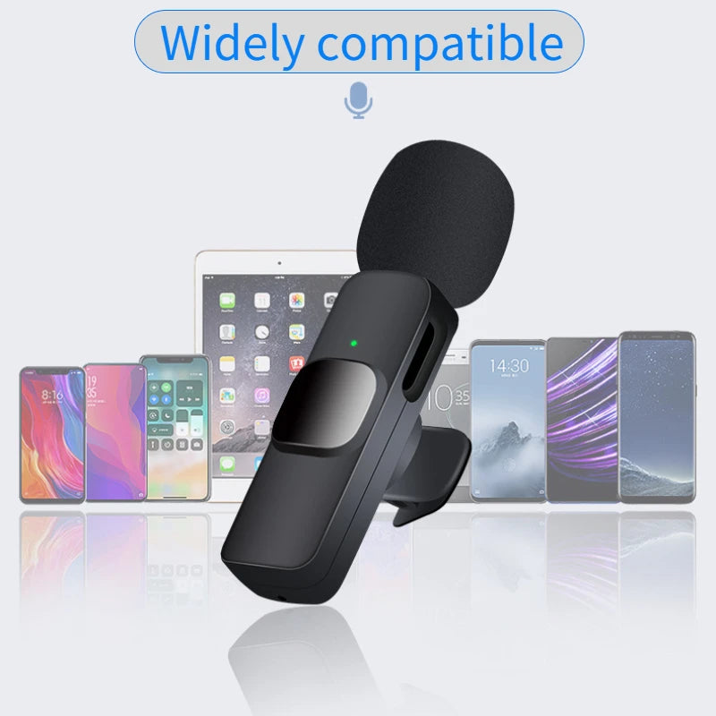 Wireless Lavalier Microphone for Live Streaming/YouTube/TikTok/Facebook Live Streaming Noise Cancelling Microphone Suitable For