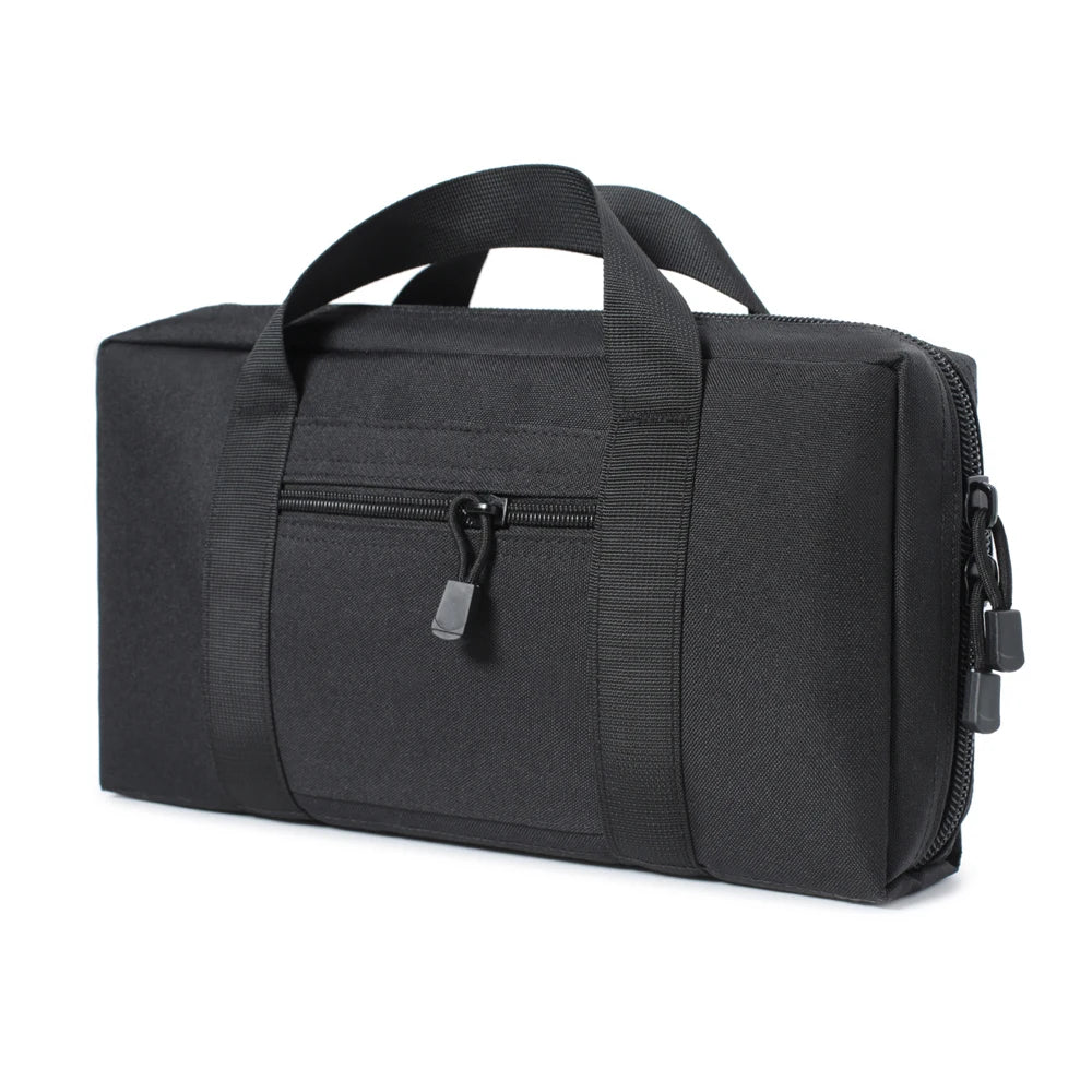 Tactical Pistol Gun Bag Case Universal Concealed Handgun Storage Bag Magazine Pouch Hunting Accessories Sundries Storage Handbag