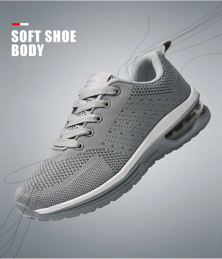 YISHEN Sneakers For Men Women Breathable Cushion Walking Sports Shoes Couples Shoes Trail Running Athletic Sneakers Zapatillas