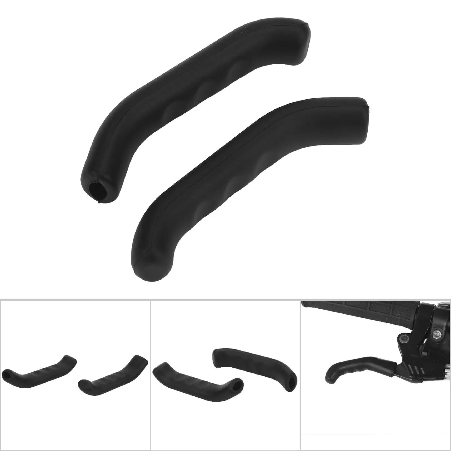 Bike Accessory 5 Colors Bike Brake Lever Cover Silicone Grips Anti Slip Waterproof Protector Cycling Accessory Bike Brake Grips