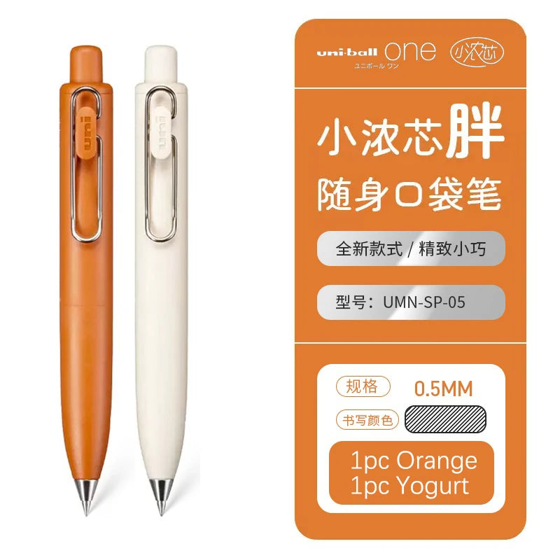 1pc New Japan UNI-ball ONE P Mini Pocket 0.5mm Gel Pens Black Ink Quick Dry Waterproof Portable Signature Pen