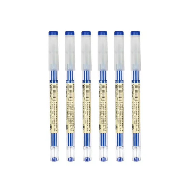 Japan Fine Point Pen 0.35mm Black Blue Red Ink Gel Pen Ballpoint Pen School Office Student Writing Stationery Supply