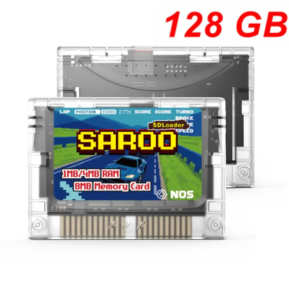 SEGA SATURN SAROO All-in-One ODE SD Card Loader 1MB/4MB RAM Expansion 8MB Memory Card Flash Cartridge Cart for SS Console