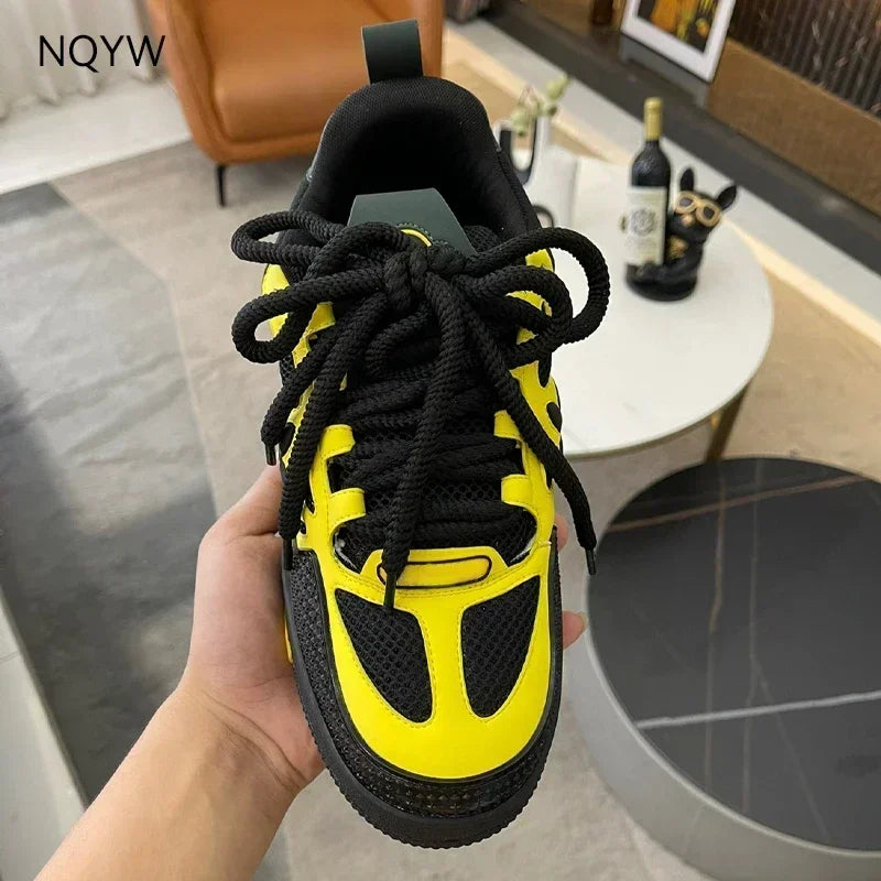 Brand Men's And Women's Sneakers Walking High Quality Men's Casual Shoes Sneaker2025 Four Seasons New Net Men's Non-Slip Buffer