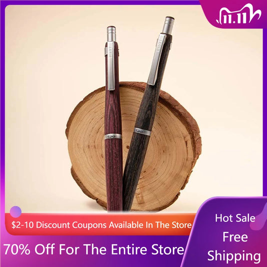 New PILOT S20 Hippo Wooden Barrel Ballpoint Pen High-end Business Use 0.7mm Black Medium Oil Pen Refill Japan Stationery Writing