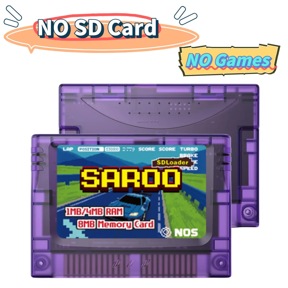 SAROO Optical Drive Emulator HDLoader FlashCart 1MB/4MB RAM 8MB Memory Card For Sega Saturn