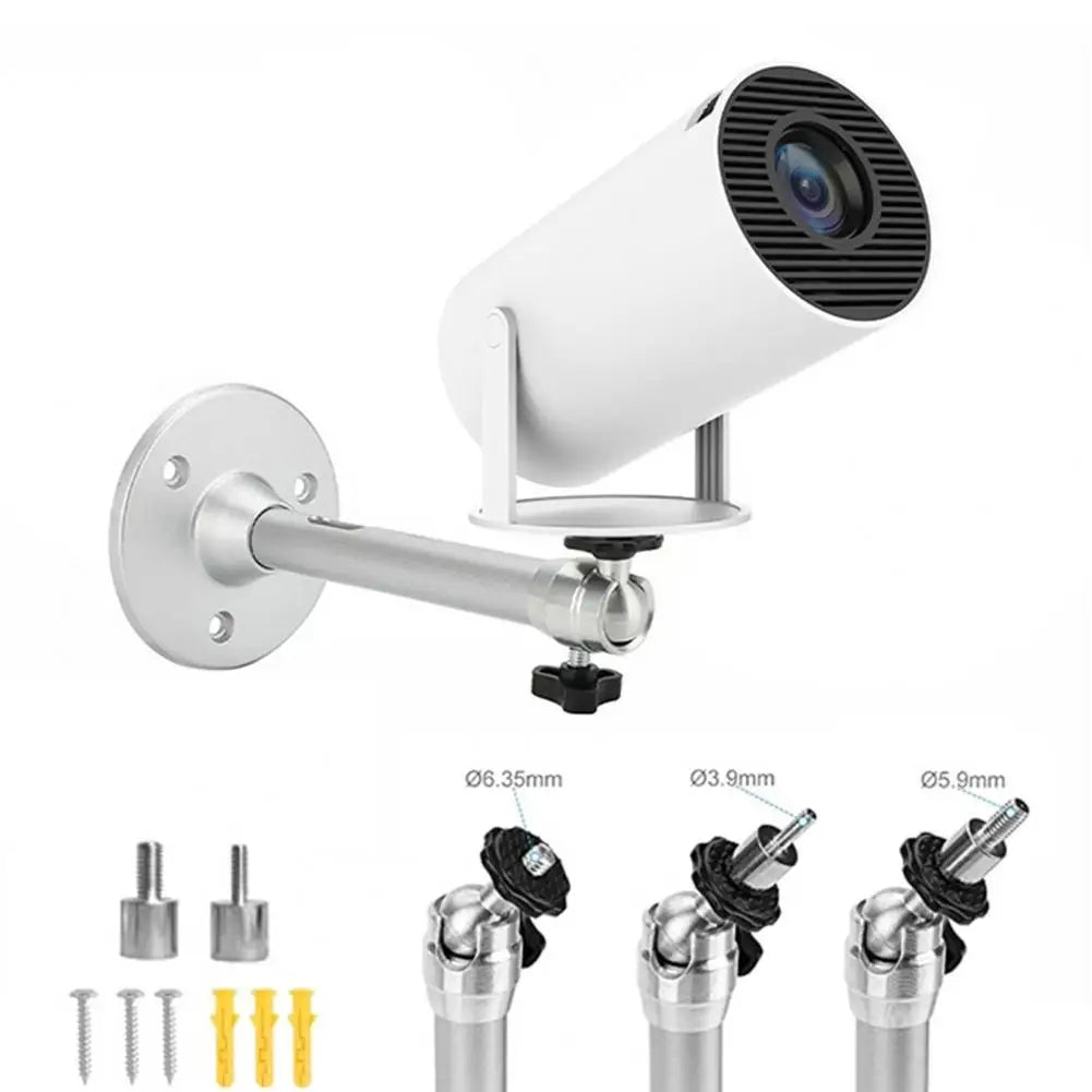 Metal Projector Mount 360-degree Rotatable Projector Bracket for High Stability on Ceiling or Wall Mount Easy for Ultimate