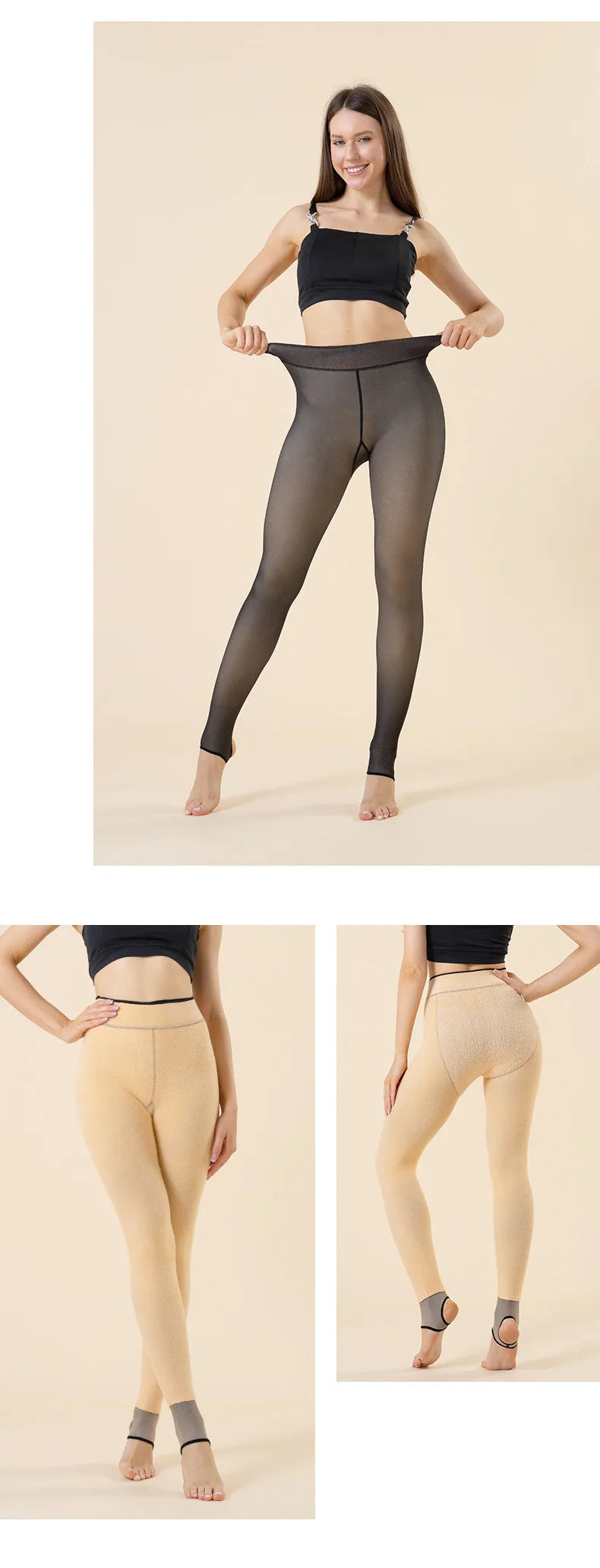 Thicken Thermal Tights Leggings Women Winter