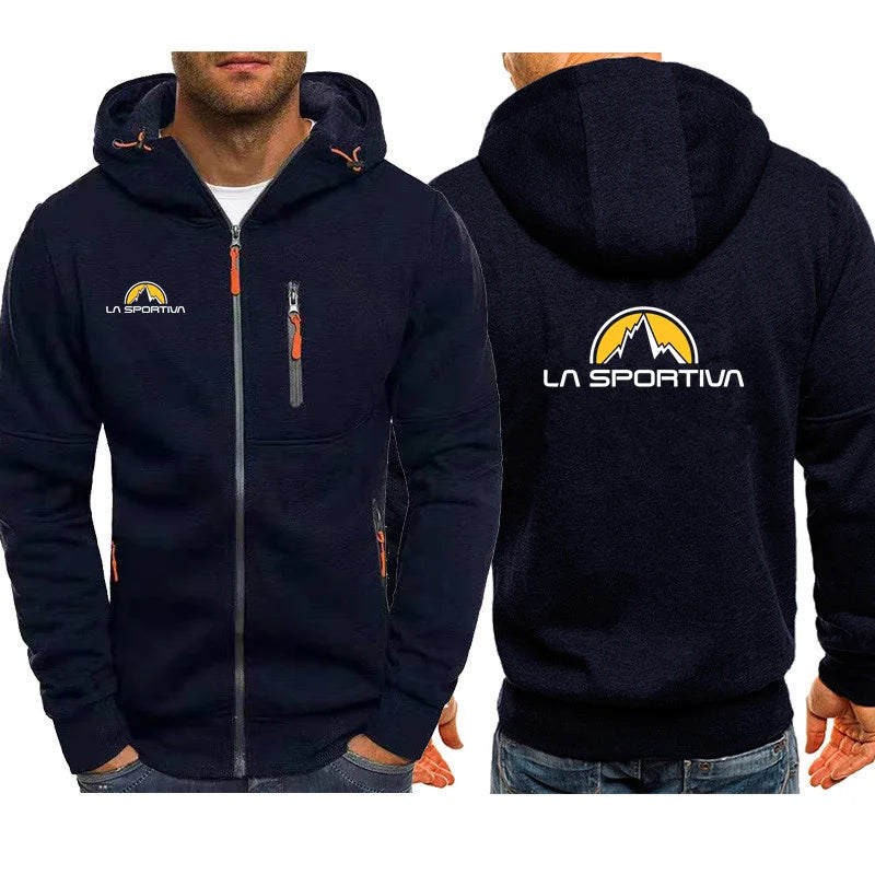 La Sportiva Men's Hooded Sweatshirt, Casual Sweatshirts, Pullovers, Men's Top, Fashion, 2024