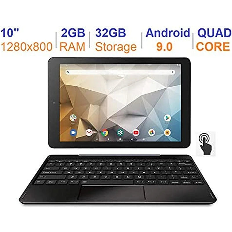 Hot Sales RCT6 Android 10 Tablet with Keyboard 10.1 INCH 2GB RAM+32GB ROM RCT MT8167 Dual Camera WIFI Quad Core