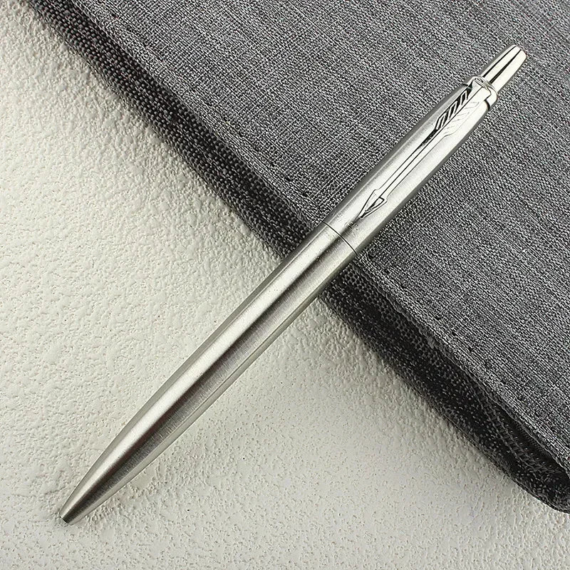 9 Colors Metal Ballpoint Pens Automatic Ball Pen G2 RefillBlue Ink For School Office Stationery Supplies Writing 0.7mm