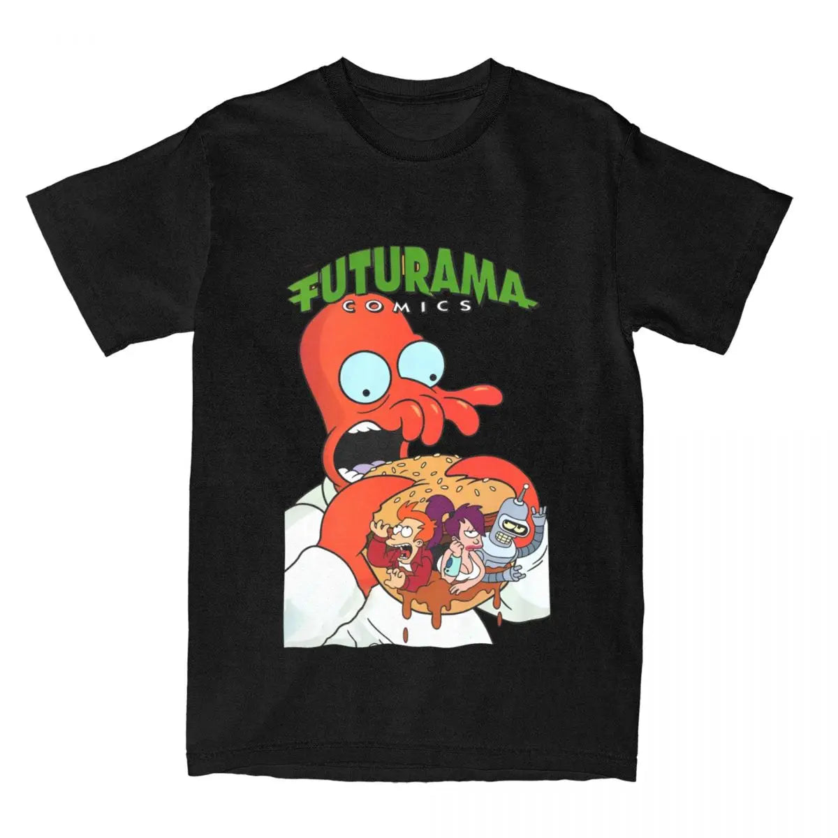 Fashion Futuramas Save Thr Planet T Shirt Unisex Round Neck Short Sleeve Top Tee 100%Cotton Summer Tops