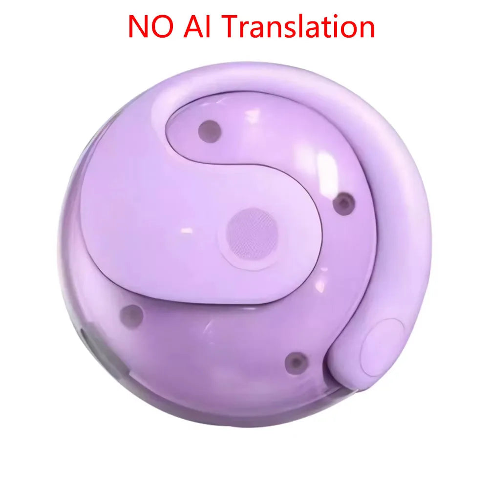 144-Language AI Translation Headphones: Wireless Ear-Hook Style for Real-Time Communication During Travel