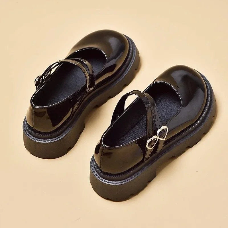 2025 Spring Children Leather Shoes for Girls Autumn New Fashion Korean Style Soft Bottom Anti-slippery Versatile Chic Dress Shoe