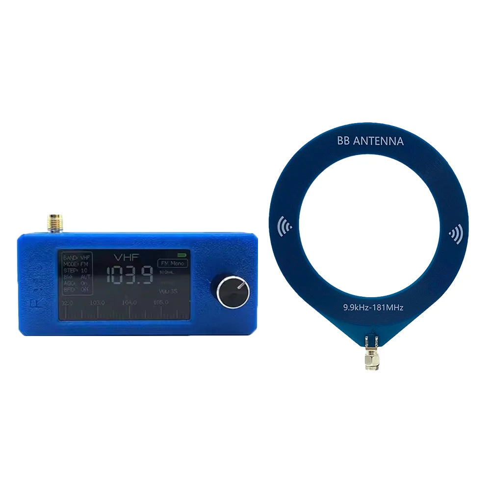 SI4732 0.5-108mhz DSP Chip Pocket Mini Radio LSB USB AM FM FM/AM Radio 1.9inch IPS Screen All Band Radio Receiver with Antenna