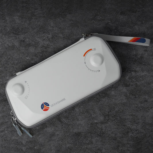 Geekshare Carrying Case for ROG Ally,Hardshell Gaming Cases Accessories Cases,White Drop-proof Waterproof Starry Sky Bag