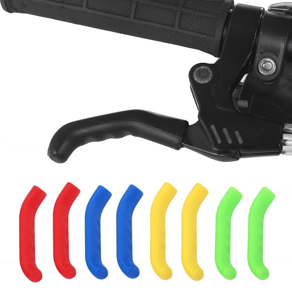 Bike Accessory 5 Colors Bike Brake Lever Cover Silicone Grips Anti Slip Waterproof Protector Cycling Accessory Bike Brake Grips