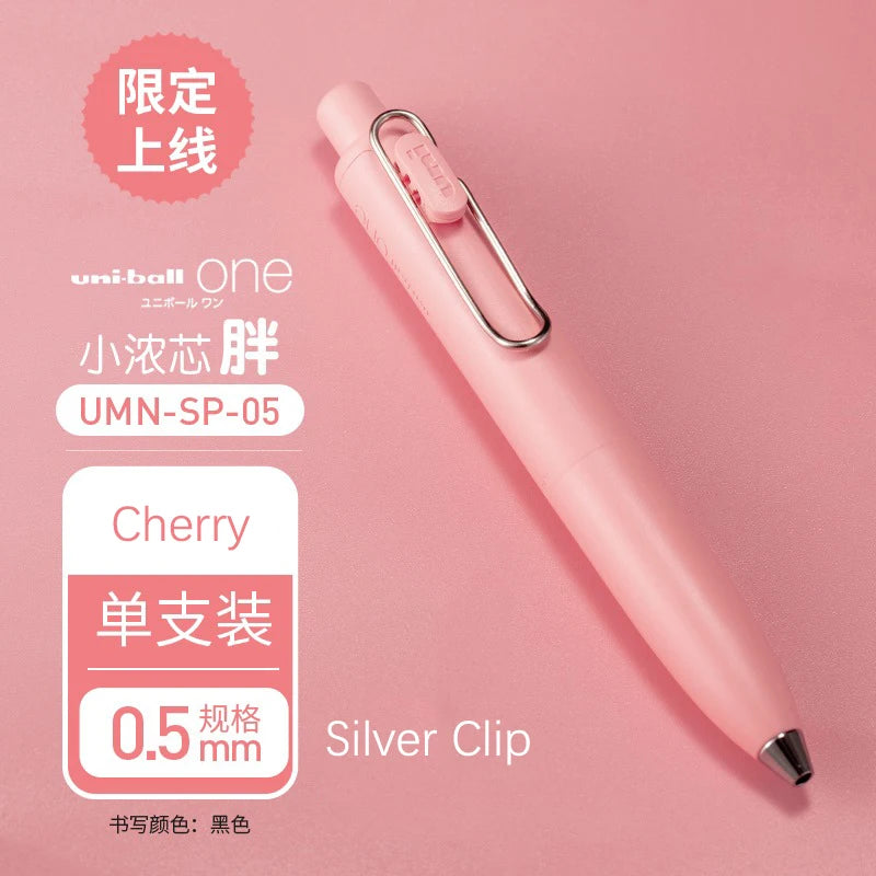 1pc New Japan UNI-ball ONE P Mini Pocket 0.5mm Gel Pens Black Ink Quick Dry Waterproof Portable Signature Pen
