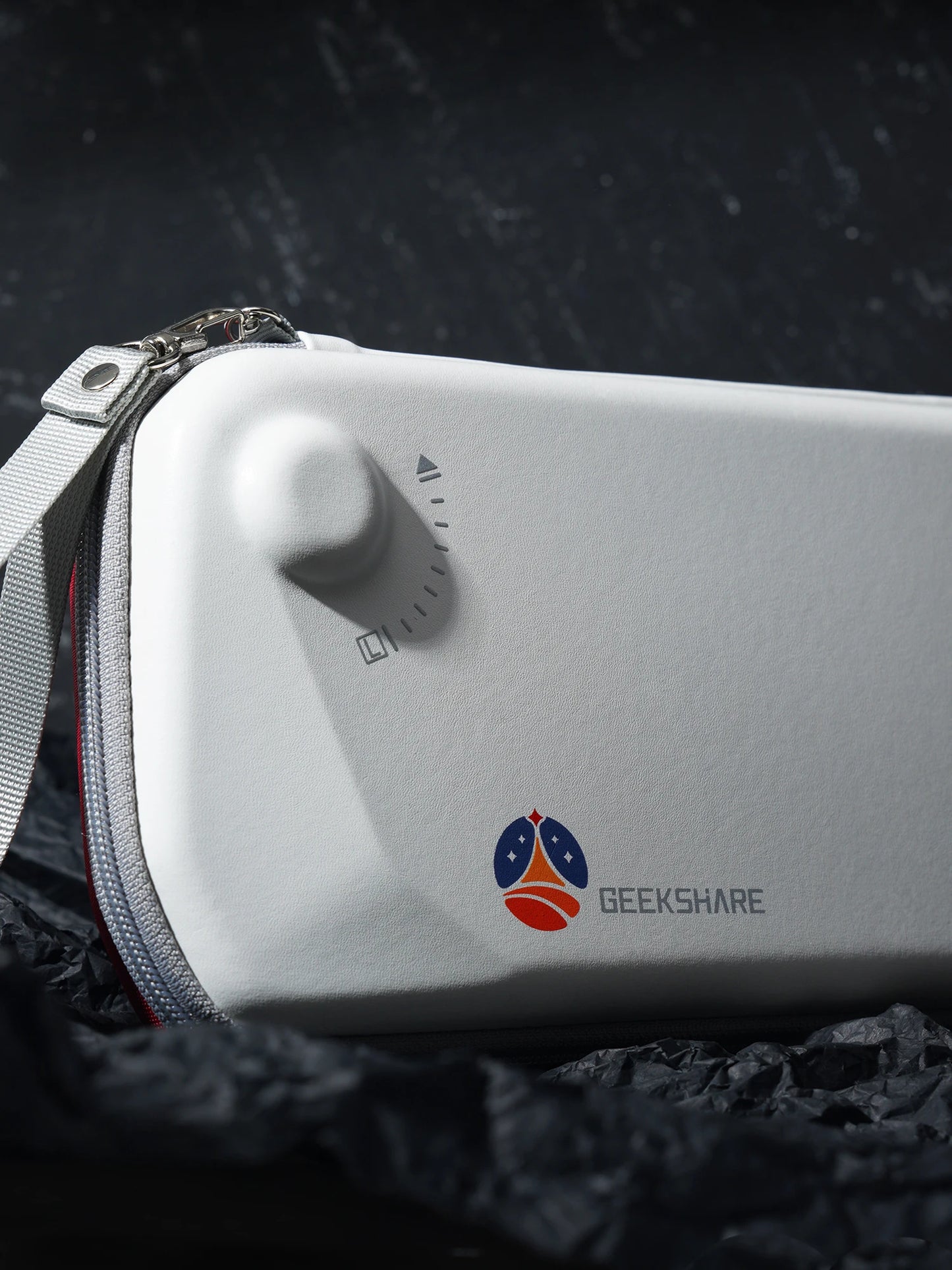 Geekshare Carrying Case for ROG Ally,Hardshell Gaming Cases Accessories Cases,White Drop-proof Waterproof Starry Sky Bag