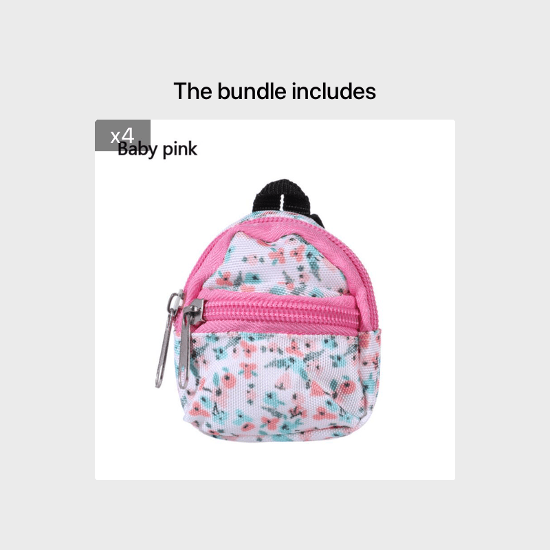 for LABUBU 11.81inch Doll 1/6 BJD Doll Mini Bag Backpack Mini Doll