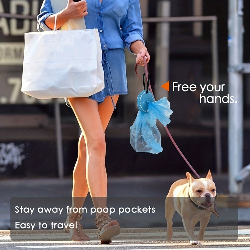 Hands-Free Dog Poop Bag Holder for Leash Dispenser