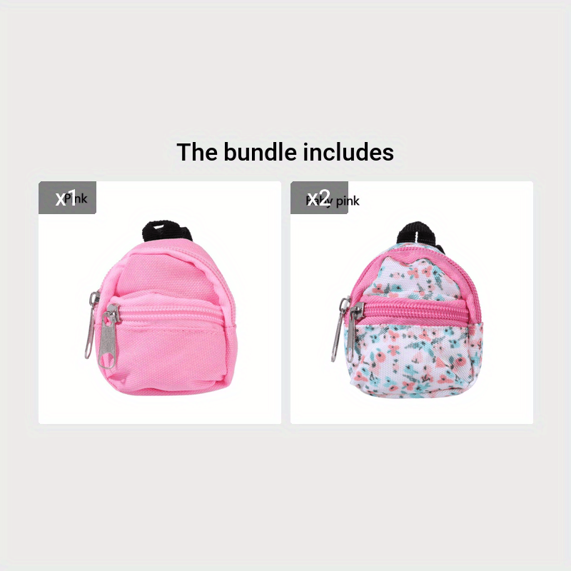 for LABUBU 11.81inch Doll 1/6 BJD Doll Mini Bag Backpack Mini Doll