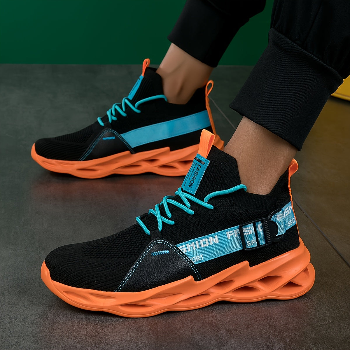 Men'S Breathable Shock-Absorbing Running Shoes - White Low-Top Lace-Up Design with Fabric Upper & EVA Cushioning, Lightweight All-Terrain for Outdoor Training, Hiking, Camping - Durable EVA Sole, Allseason Footwear, Sleek Spo