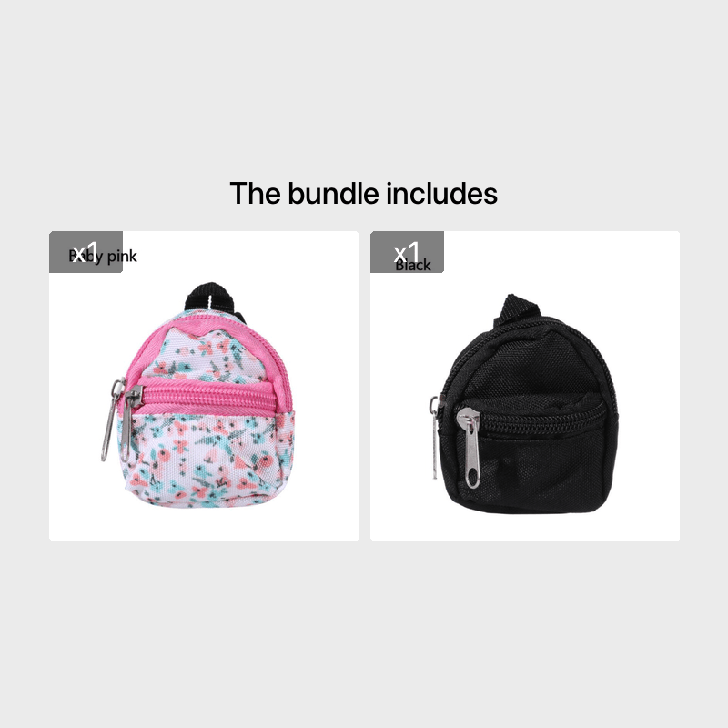 for LABUBU 11.81inch Doll 1/6 BJD Doll Mini Bag Backpack Mini Doll