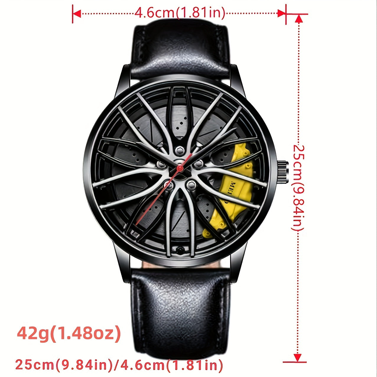 1pc Men's Round Analog Skeleton Dial Watch, Wristwatch, Ideal choice for Gifts